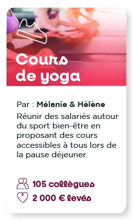 Des cours de yoga lancés par Mélanie et Hélène